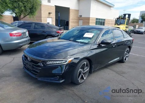 2021 Honda Accord Sport from USA, damaged, VIN 1HGCV1F34MA079454